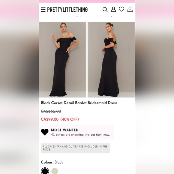 **SOLD**Pretty Little Thing Corset Dress - Picture 1 of 6